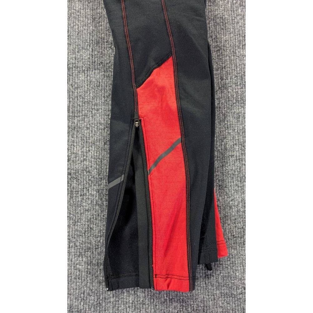 Gore Wear R3 Thermo Running Tights Women's Size Small Black Red Reflective - Picture 3 of 8